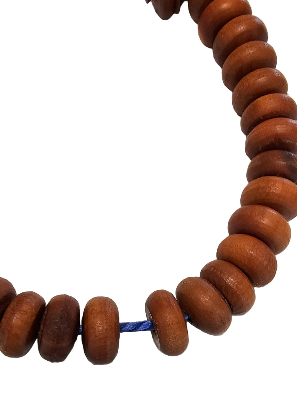 Rare Handmade Moroccan Tasbih – 100 Beads in Jujube Wood BROWN CORD | $130 USD (Different Colors Available) – Free Shipping